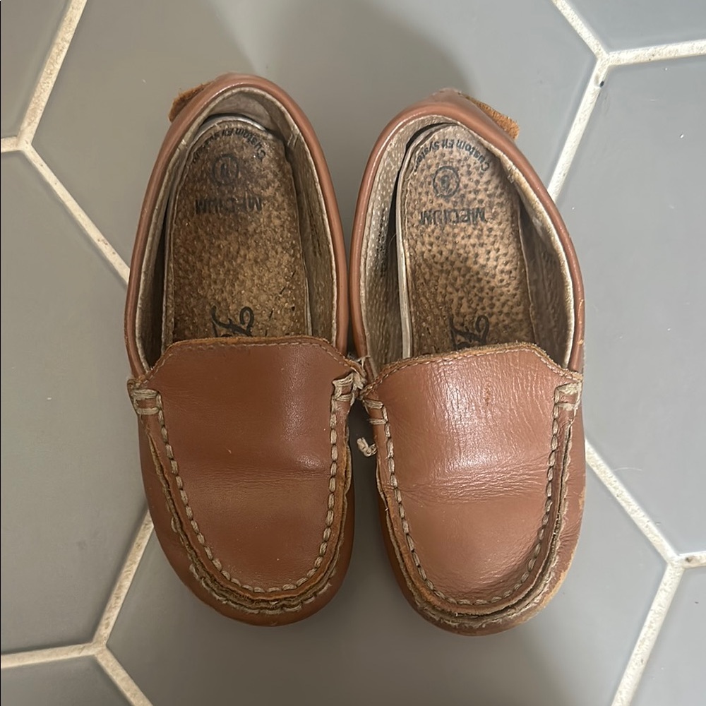 Brown Kids Loafers Footmates 9